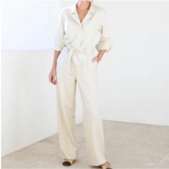 AYR The Neo Long Sleeve Tie Waist Jumpsuit Size XS - Picture 2 of 10